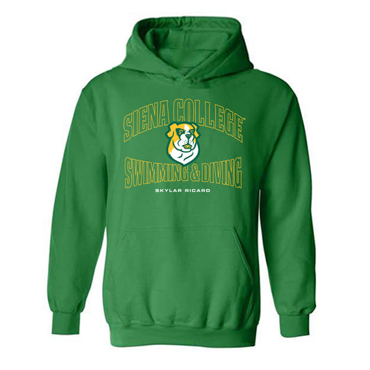 Siena - NCAA Women's Swimming & Diving : Skylar Ricard - Classic Fashion Shersey Hooded Sweatshirt-0