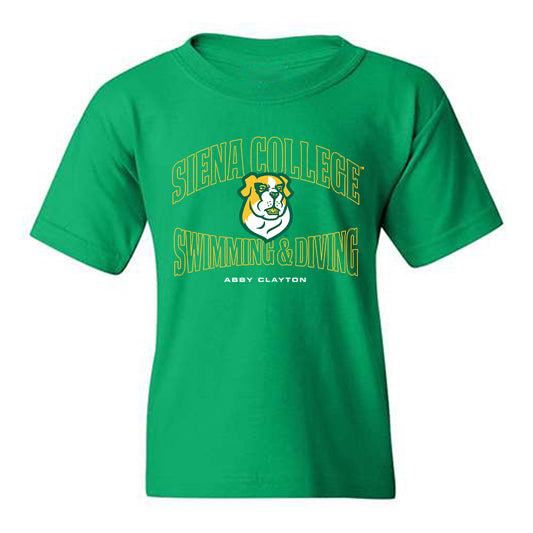 Siena - NCAA Women's Swimming & Diving : Abby Clayton - Classic Fashion Shersey Youth T-Shirt-0