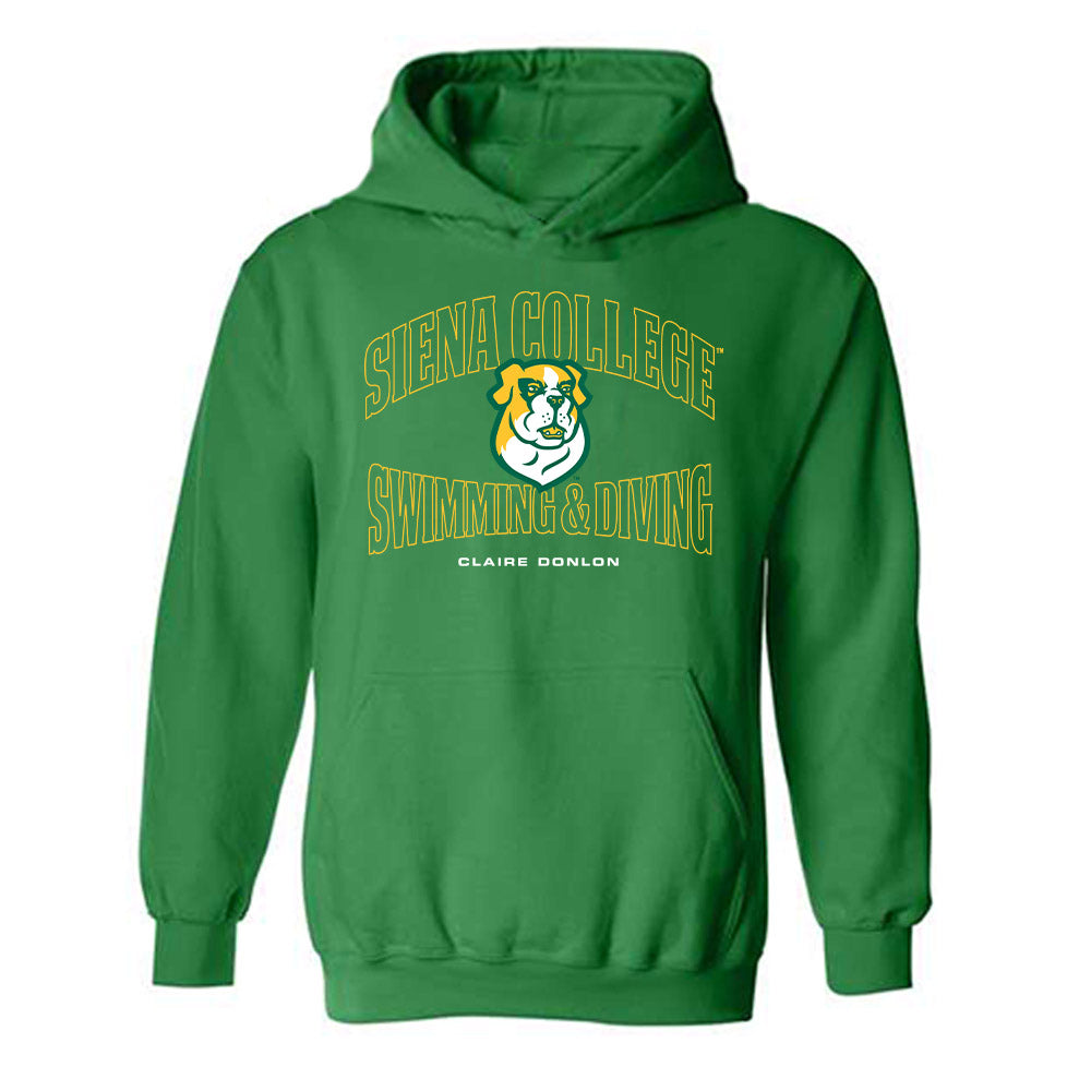 Siena - NCAA Women's Swimming & Diving : Claire Donlon - Classic Fashion Shersey Hooded Sweatshirt-0