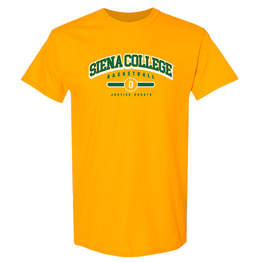 Siena - NCAA Men's Basketball : Justice Shoats - Classic Fashion Shersey T-Shirt