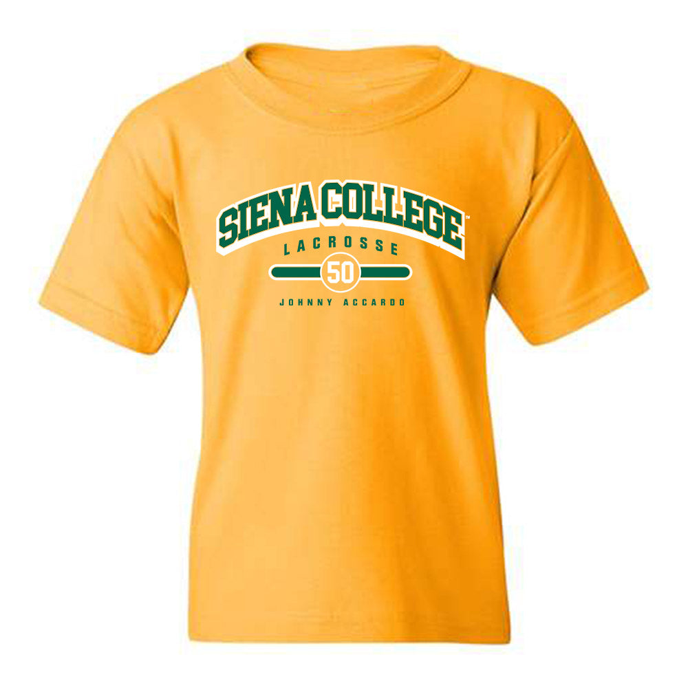 Siena - NCAA Men's Lacrosse : Johnny Accardo - Classic Fashion Shersey Youth T-Shirt