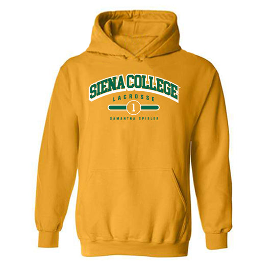 Siena - NCAA Women's Lacrosse : Samantha Spieler - Classic Fashion Shersey Hooded Sweatshirt