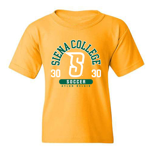 Siena - NCAA Men's Soccer : Aylan Belaid - Classic Fashion Shersey Youth T-Shirt-0
