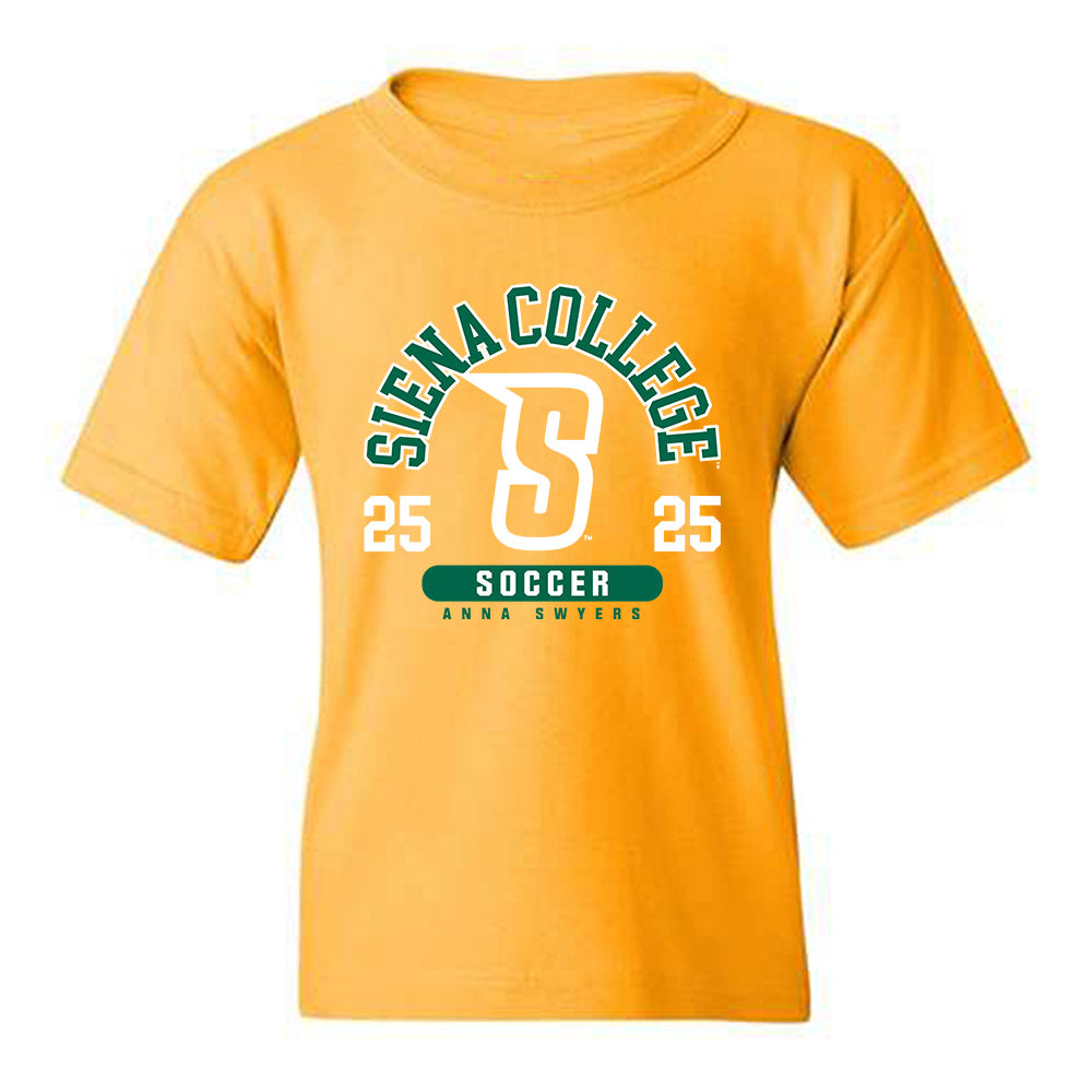 Siena - NCAA Women's Soccer : Anna Swyers - Classic Fashion Shersey Youth T-Shirt-0