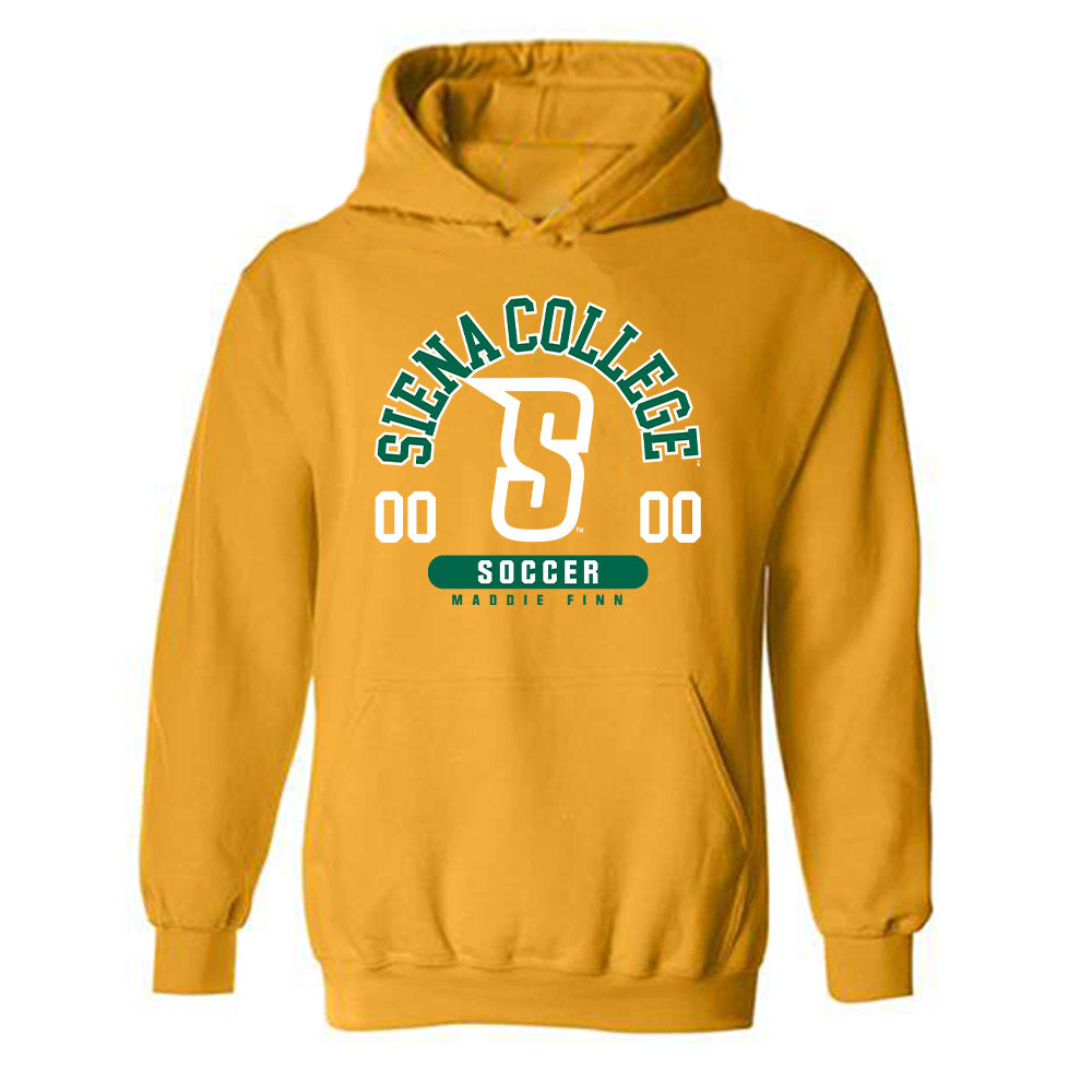 Siena - NCAA Women's Soccer : Maddie Finn - Classic Fashion Shersey Hooded Sweatshirt-0