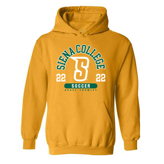 Siena - NCAA Women's Soccer : Grace Crowley - Classic Fashion Shersey Hooded Sweatshirt-0