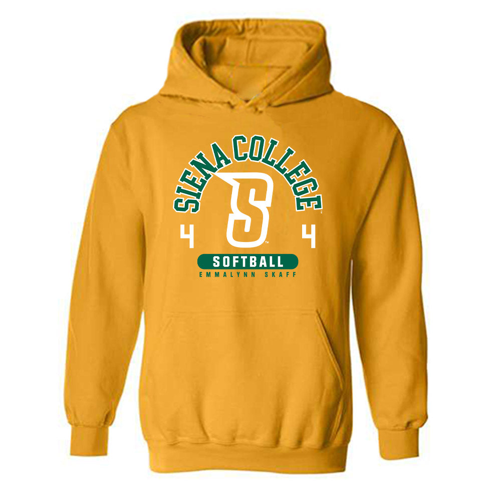 Siena - NCAA Softball : Emmalynn Skaff - Classic Fashion Shersey Hooded Sweatshirt-0