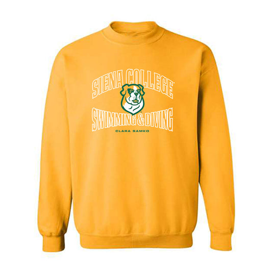 Siena - NCAA Women's Swimming & Diving : Clara Samko - Classic Fashion Shersey Crewneck Sweatshirt-0