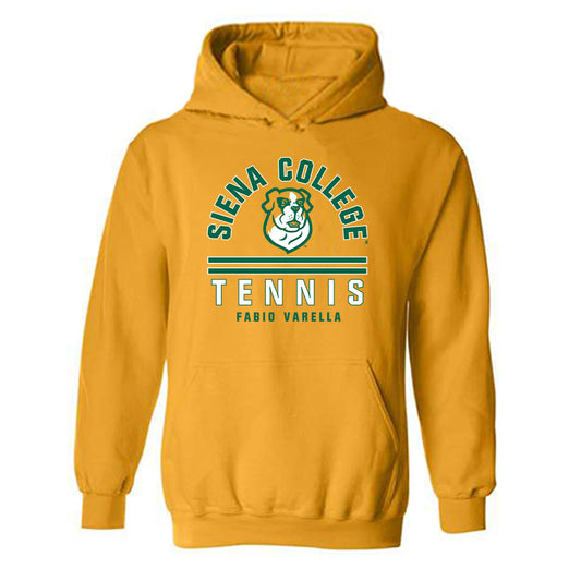 Siena - NCAA Men's Tennis : Fabio Varella - Classic Fashion Shersey Hooded Sweatshirt