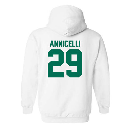 Siena - NCAA Men's Lacrosse : Doug Annicelli - Classic Shersey Hooded Sweatshirt-1