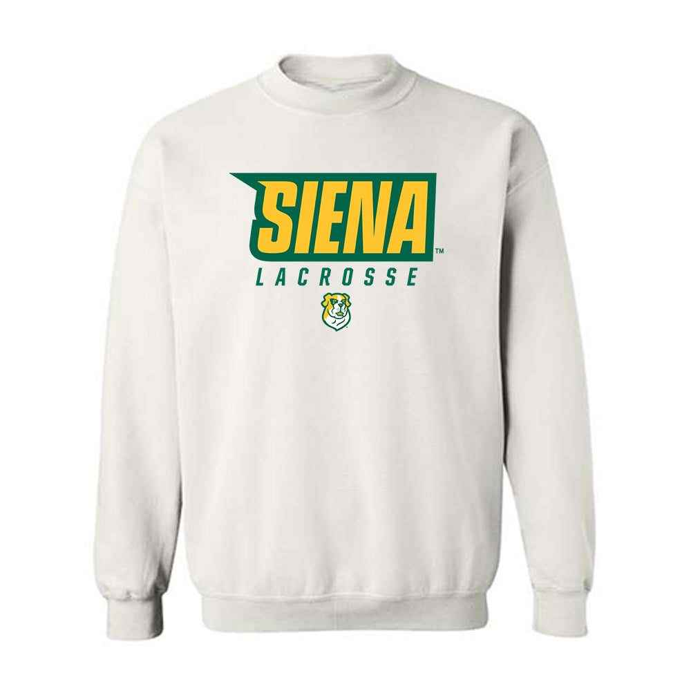 Siena - NCAA Men's Lacrosse : Logan Banek - Classic Shersey Crewneck Sweatshirt-0