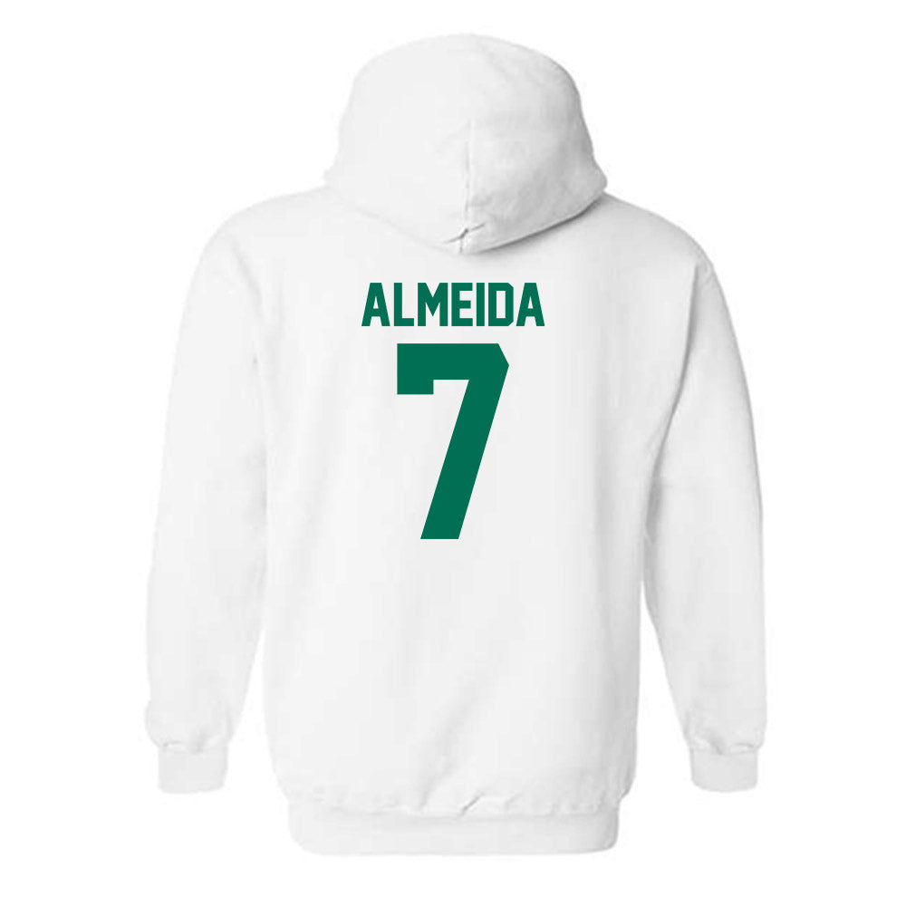 Siena - NCAA Men's Soccer : Lucas Almeida - Classic Shersey Hooded Sweatshirt-1