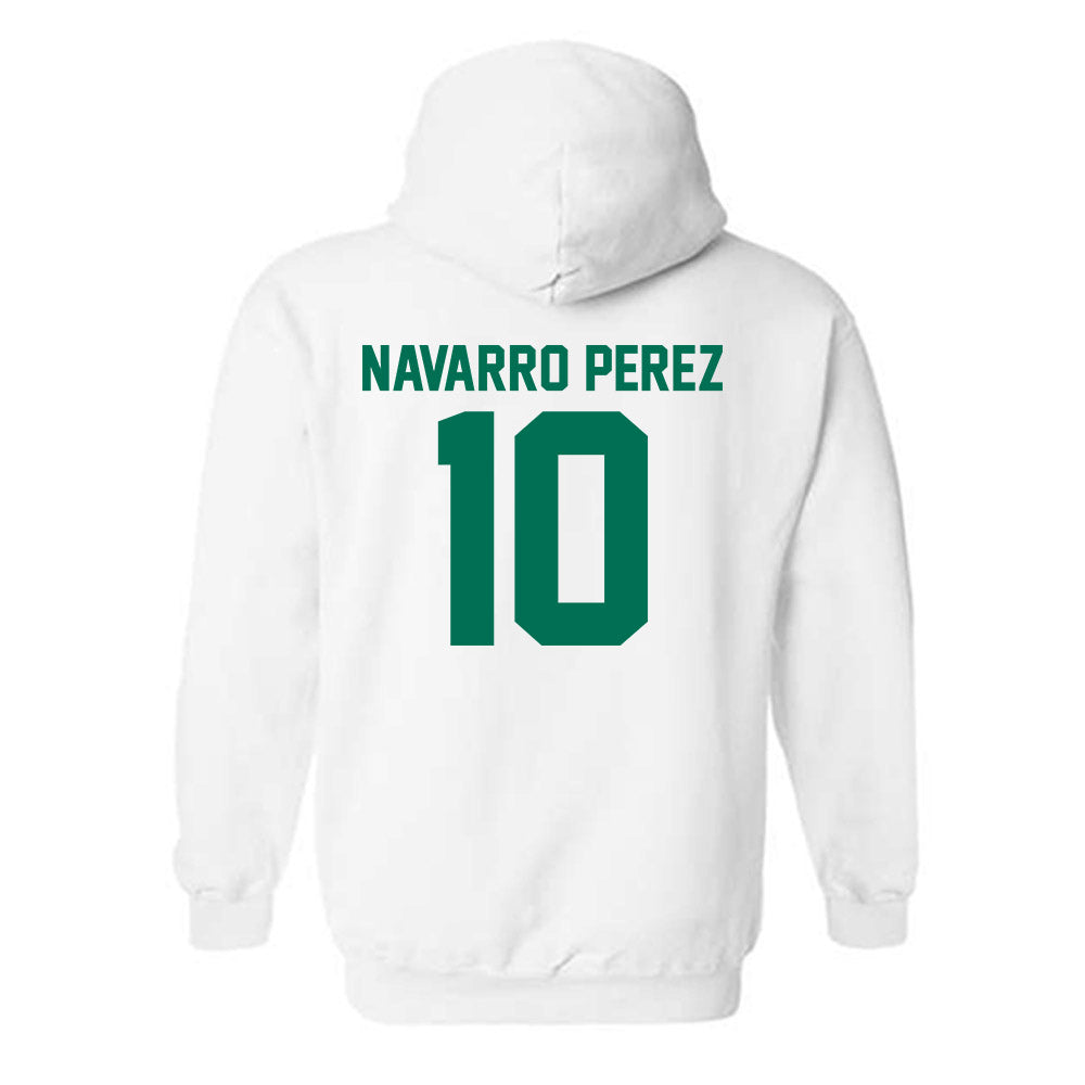 Siena - NCAA Men's Soccer : Mario Navarro Perez - Classic Shersey Hooded Sweatshirt-1