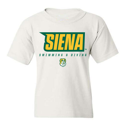 Siena - NCAA Women's Swimming & Diving : Abby Clayton - Classic Shersey Youth T-Shirt-0