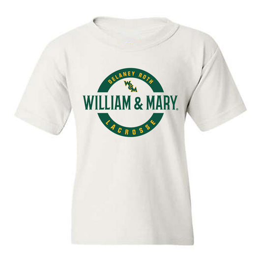 William & Mary - NCAA Women's Lacrosse : Delaney Roth - Classic Fashion Shersey Youth T-Shirt-0