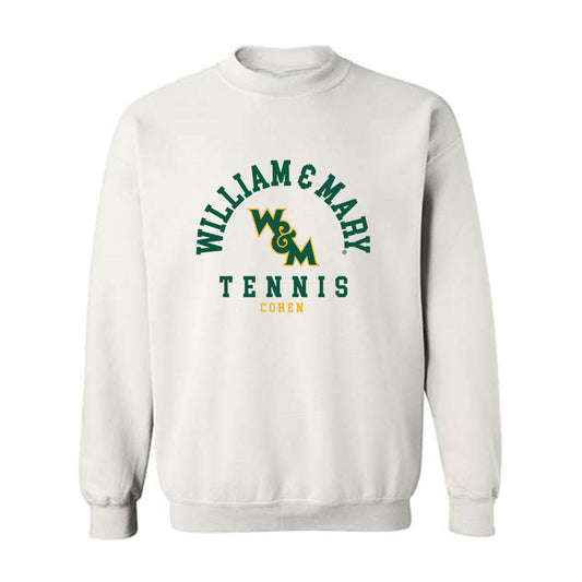 William & Mary - NCAA Men's Tennis : Austin Cohen - Classic Fashion Shersey Crewneck Sweatshirt-0