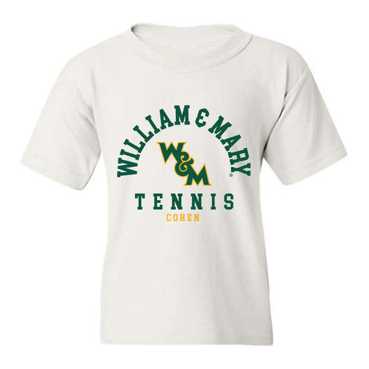 William & Mary - NCAA Men's Tennis : Austin Cohen - Classic Fashion Shersey Youth T-Shirt-0