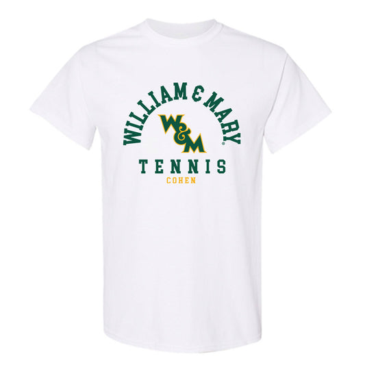 William & Mary - NCAA Men's Tennis : Austin Cohen - Classic Fashion Shersey T-Shirt-0