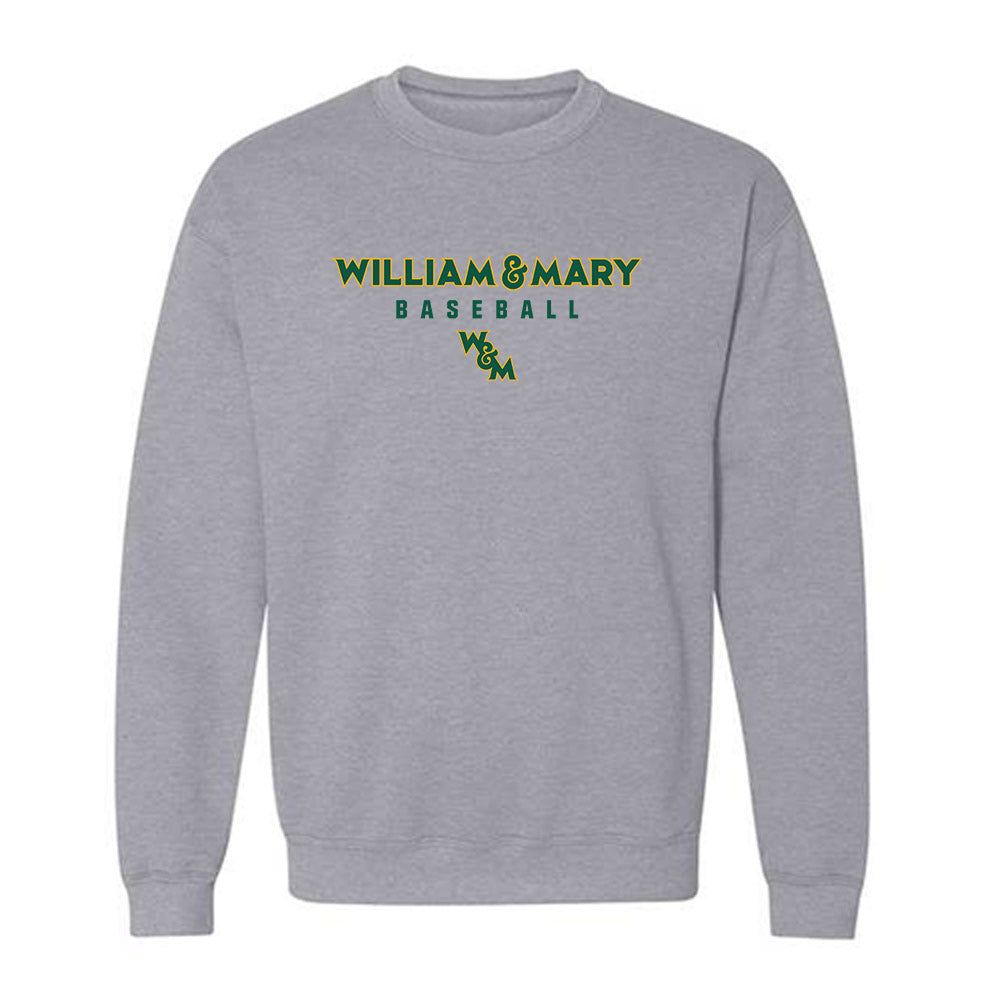 William & Mary - NCAA Baseball : Chase Ecker - Classic Shersey Crewneck Sweatshirt-0