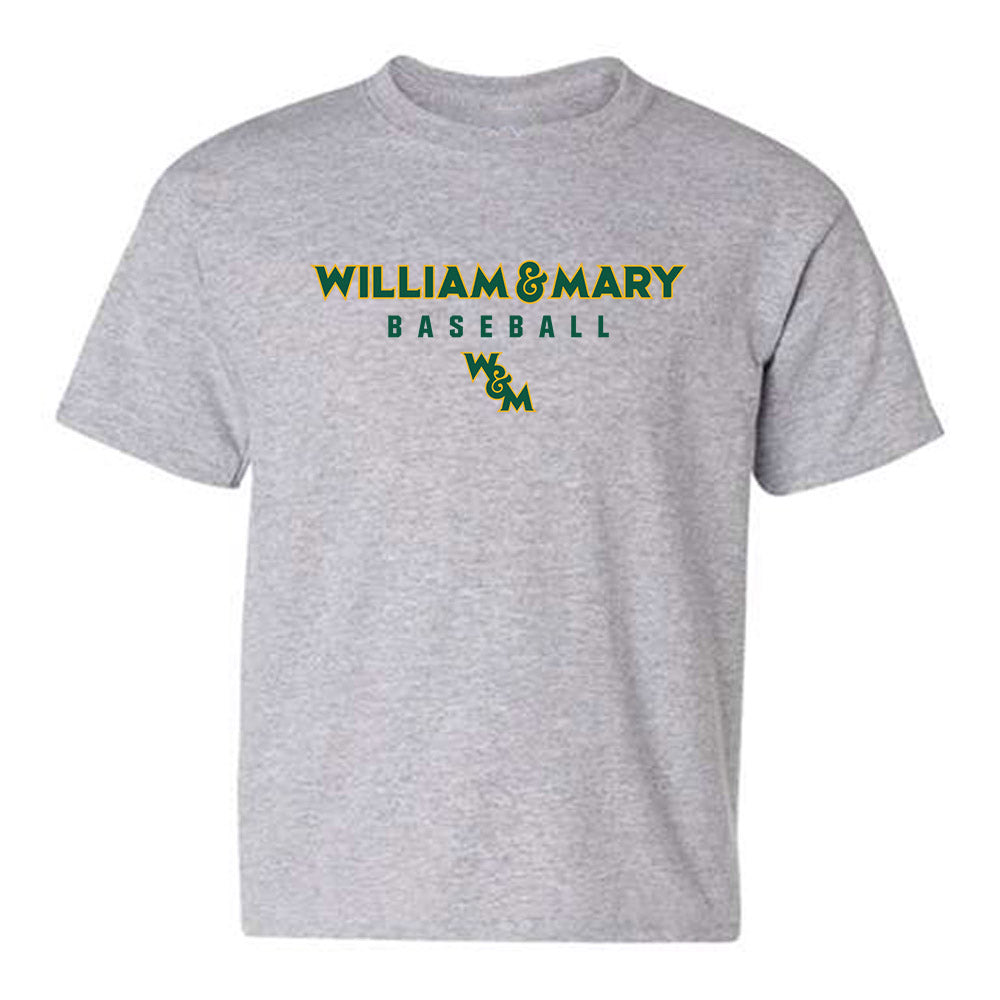 William & Mary - NCAA Baseball : Chase Ecker - Classic Shersey Youth T-Shirt-0