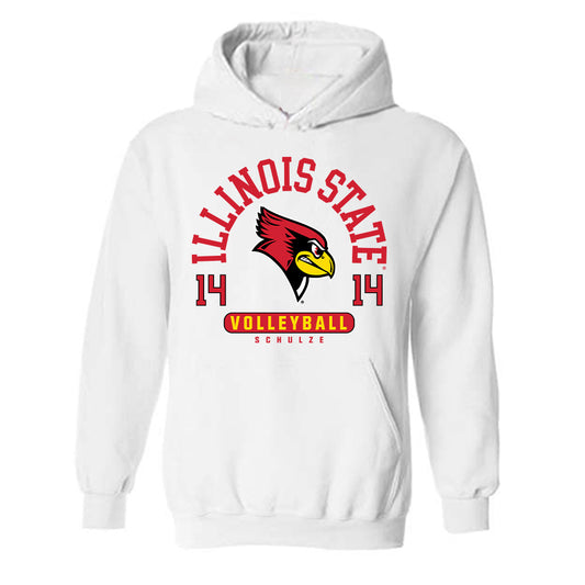 Illinois State - NCAA Women's Volleyball : Devynn Schulze - Classic Fashion Shersey Hooded Sweatshirt-0