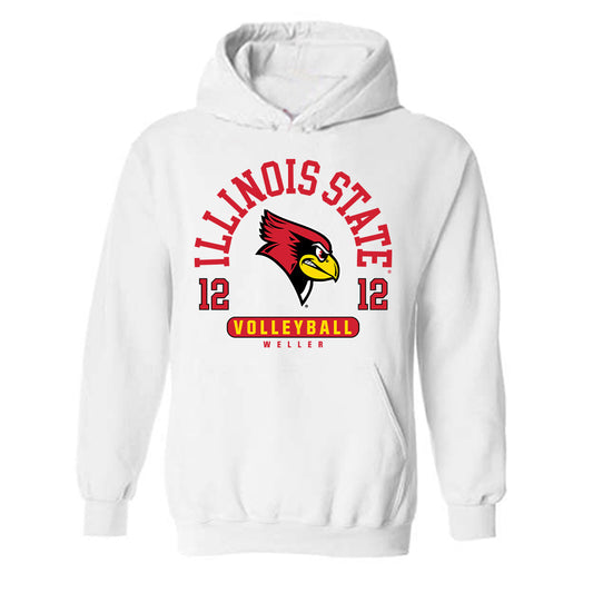 Illinois State - NCAA Women's Volleyball : Maggi Weller - Classic Fashion Shersey Hooded Sweatshirt