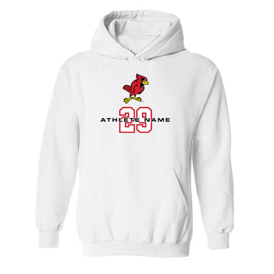Illinois State - NCAA Women's Soccer : Delia Garcia - Replica Shersey Hooded Sweatshirt-0
