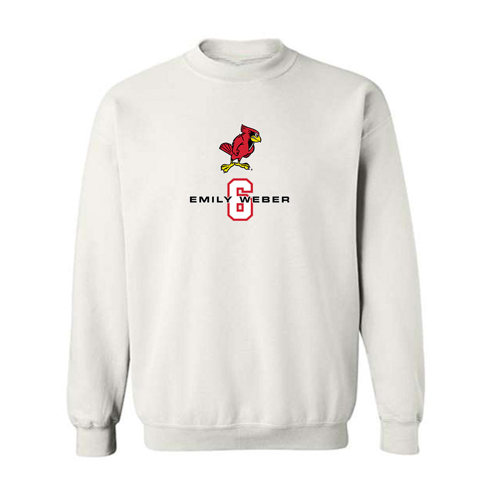 Illinois State - NCAA Women's Volleyball : Emily Weber - Replica Shersey Crewneck Sweatshirt