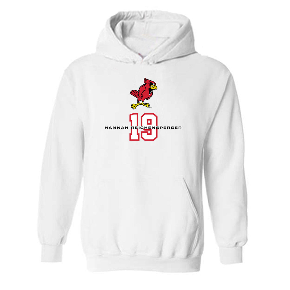 Illinois State - NCAA Women's Volleyball : Hannah Reichensperger - Replica Shersey Hooded Sweatshirt