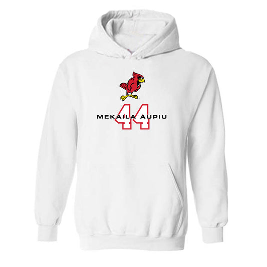 Illinois State - NCAA Women's Volleyball : Mekaila Aupiu - Replica Shersey Hooded Sweatshirt