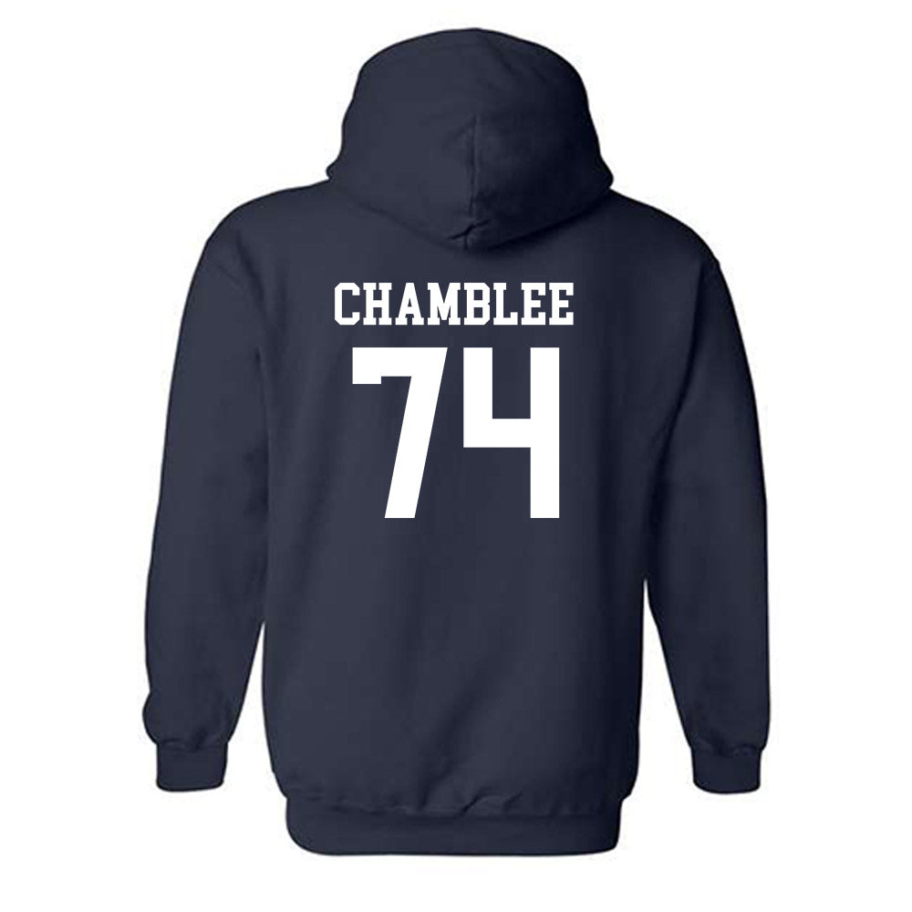 SMU - NCAA Football : Andrew Chamblee - Classic Shersey Hooded Sweatshirt-1