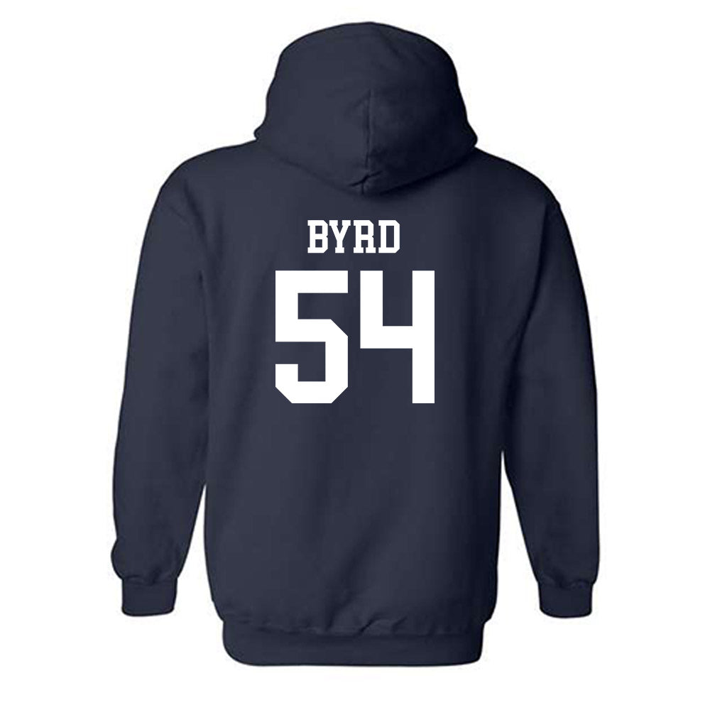 SMU - NCAA Football : Savion Byrd - Classic Shersey Hooded Sweatshirt-1