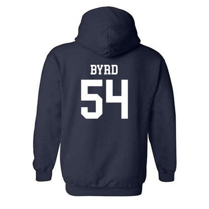SMU - NCAA Football : Savion Byrd - Classic Shersey Hooded Sweatshirt-1