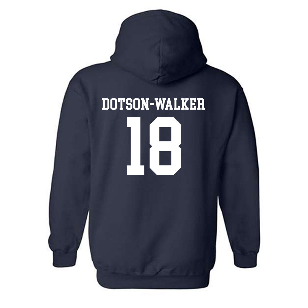 SMU - NCAA Football : Ka'Davion Dotson-Walker - Classic Shersey Hooded Sweatshirt-1