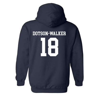 SMU - NCAA Football : Ka'Davion Dotson-Walker - Classic Shersey Hooded Sweatshirt-1