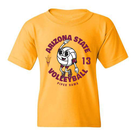 Arizona State - NCAA Women's Volleyball : Piper Rama - Fashion Shersey Youth T-Shirt