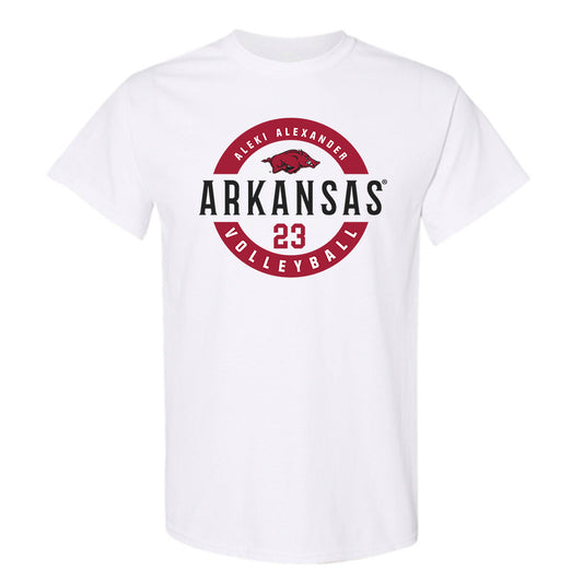 Arkansas - NCAA Women's Volleyball : Aleki Alexander - Classic Fashion Shersey T-Shirt