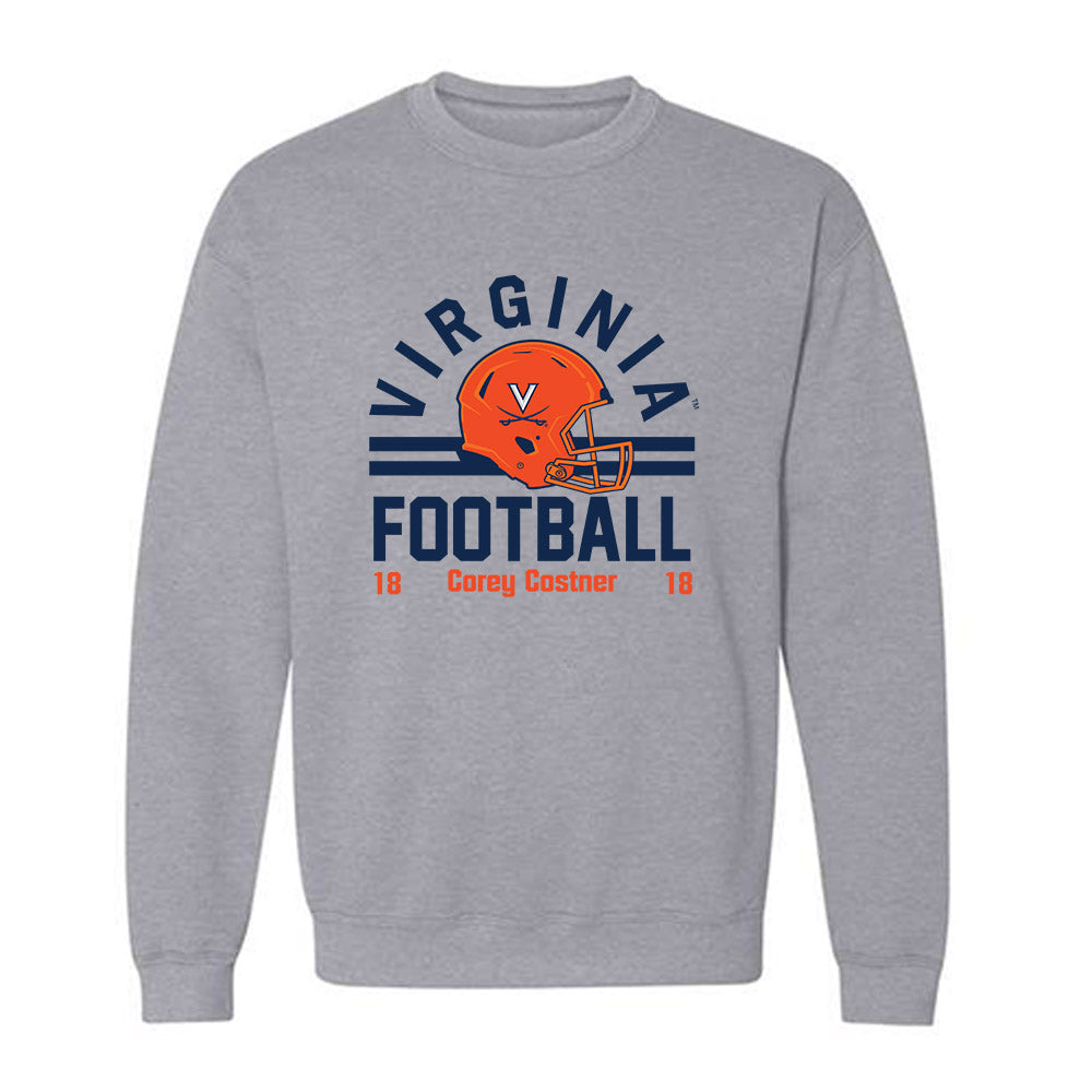 Virginia - NCAA Football : Corey Costner - Crewneck Sweatshirt-0