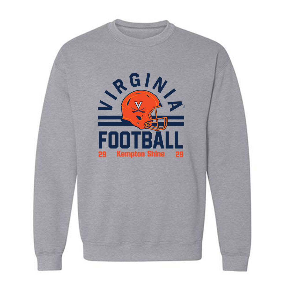 Virginia - NCAA Football : Kempton Shine - Crewneck Sweatshirt Classic Fashion Shersey