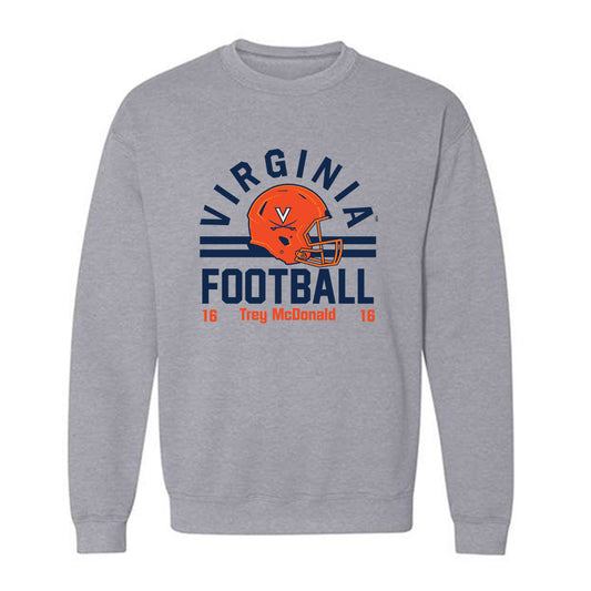 Virginia - NCAA Football : Trey McDonald - Crewneck Sweatshirt-0