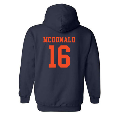Virginia - NCAA Football : Trey McDonald - Hooded Sweatshirt-1