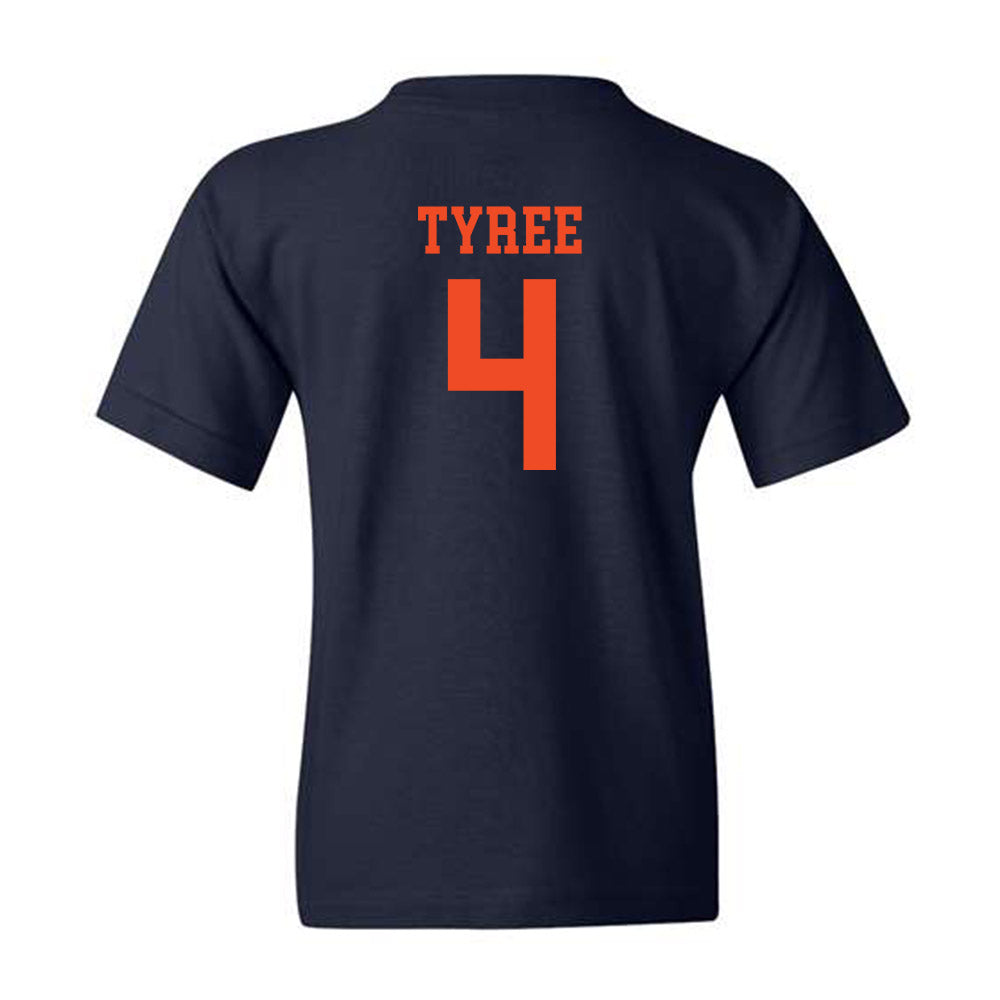 Virginia - NCAA Football : Chris Tyree - Youth T-Shirt Classic Shersey