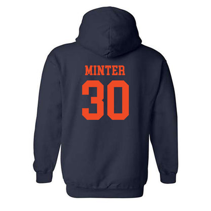 Virginia - NCAA Football : Ethan Minter - Hooded Sweatshirt Classic Shersey