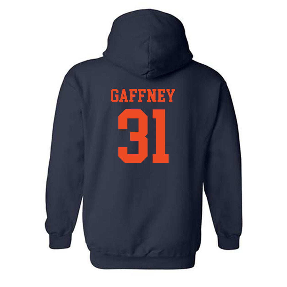 Virginia - NCAA Football : Micah Gaffney - Hooded Sweatshirt Classic Shersey