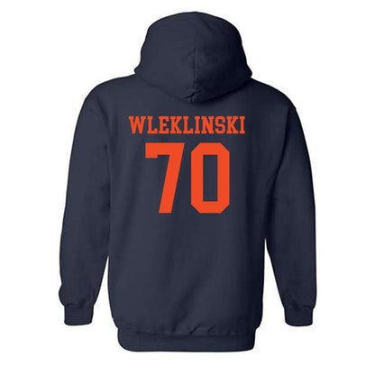 Virginia - NCAA Football : Dane Wleklinski - Hooded Sweatshirt-1