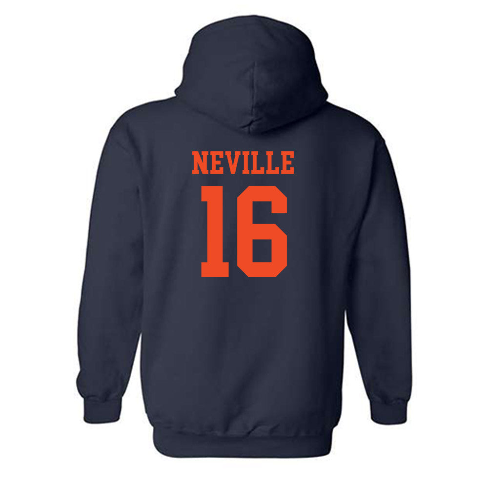 Virginia - NCAA Football : Tyler Neville - Hooded Sweatshirt