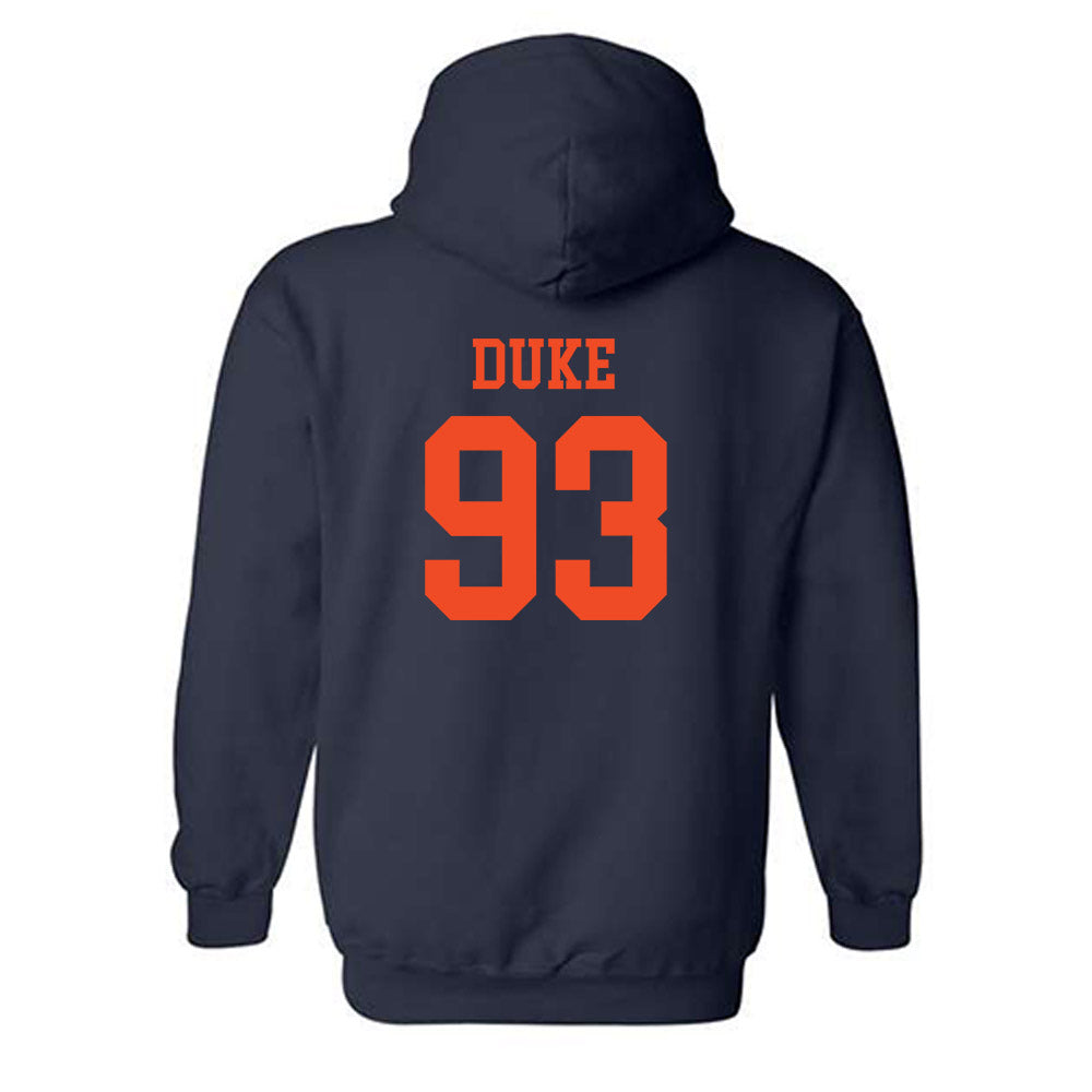 Virginia - NCAA Football : Henry Duke - Hooded Sweatshirt-1