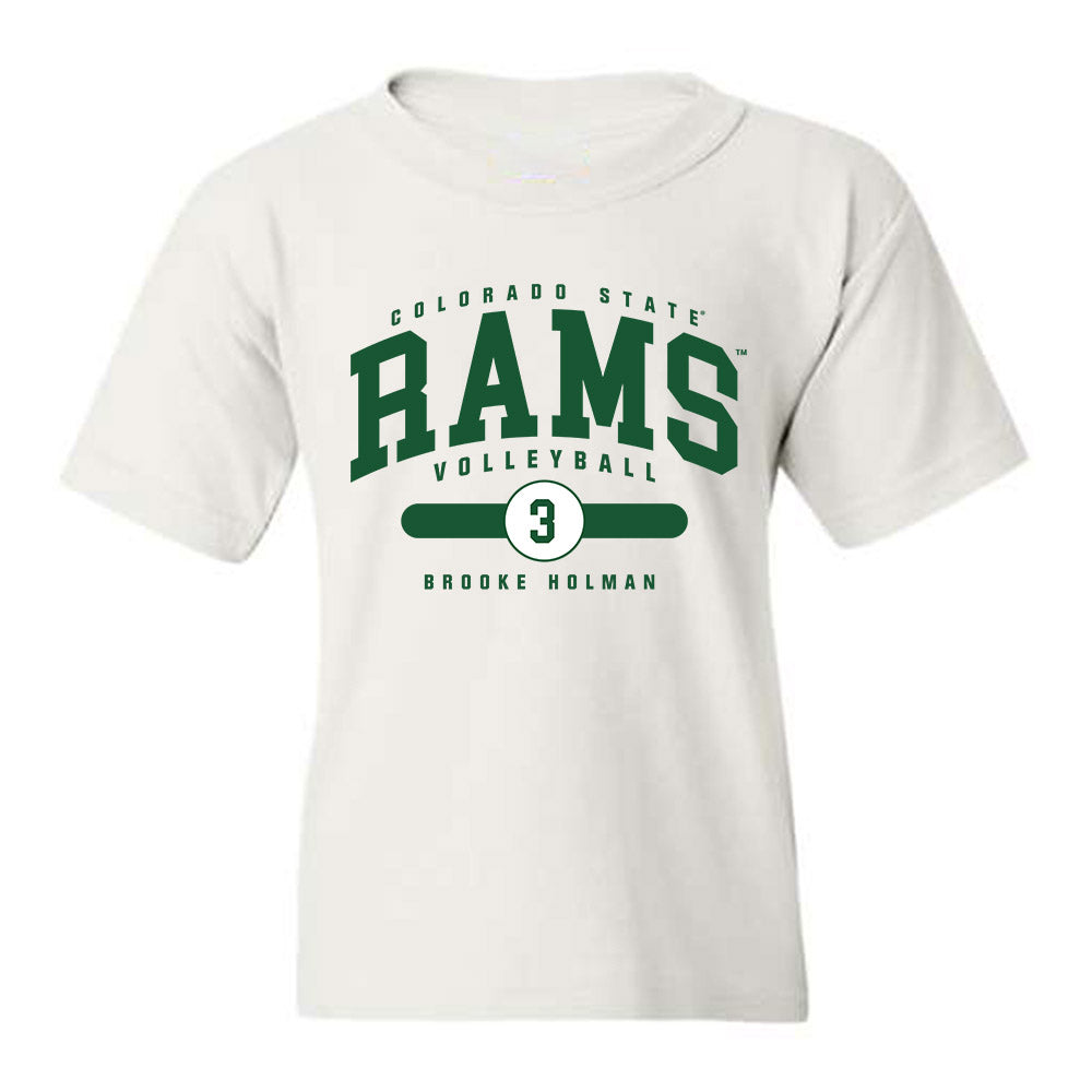 Colorado State - NCAA Women's Volleyball : Brooke Holman - Youth T-Shirt