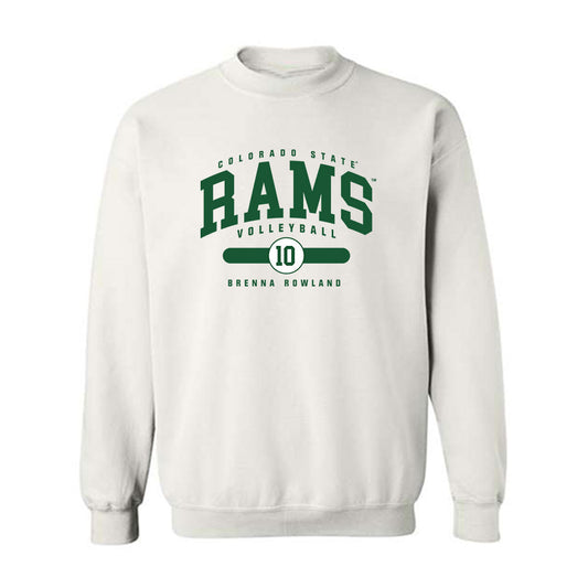 Colorado State - NCAA Women's Volleyball : Brenna Rowland - Crewneck Sweatshirt-0