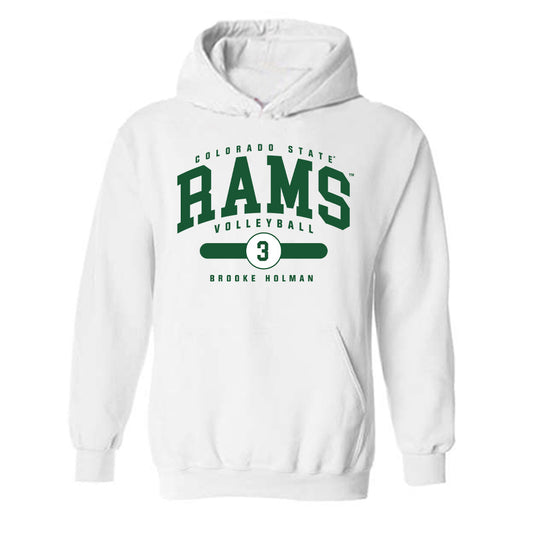 Colorado State - NCAA Women's Volleyball : Brooke Holman - Hooded Sweatshirt